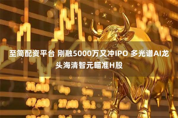 至简配资平台 刚融5000万又冲IPO 多光谱AI龙头海清智元瞄准H股